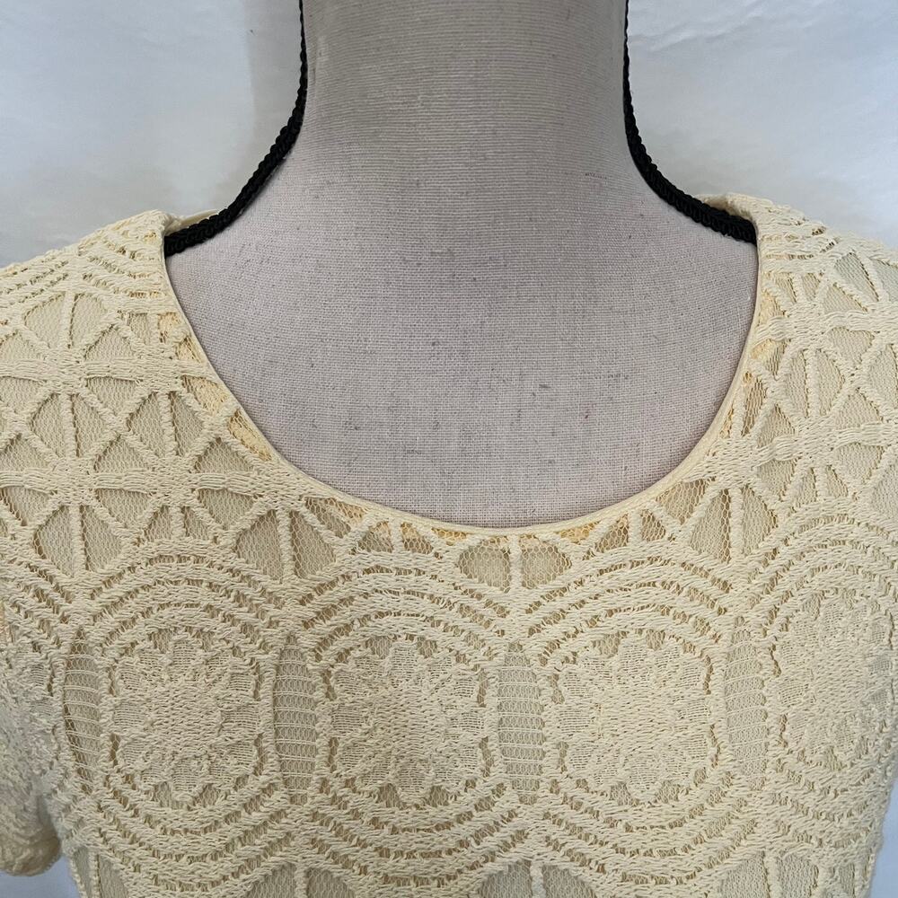 Lulus Love You For Eternity Shift Dress XS Crochet Fairy Coquette Cottagecore - Picture 4 of 14